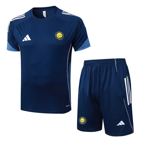 Al Nassr FC Camisola Fato de Treino 2025/26 - Shorts Azul Al Nassr FC Camisola Fato de Treino 2025/26 - Shorts Azul