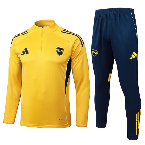 Boca Juniors Sweat Fato de Treino 2025/26 - 1-4 Zip Amarelo Boca Juniors Sweat Fato de Treino 2025/26 - 1-4 Zip Amarelo