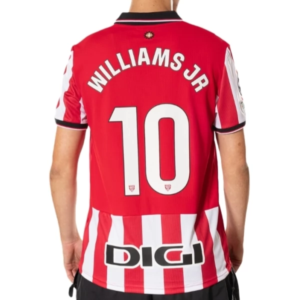Camisola Athletic Bilbao Williams JR 10 Equipamento Principal 2025/26 Camisola Athletic Bilbao Williams JR 10 Equipamento Principal 2025/26