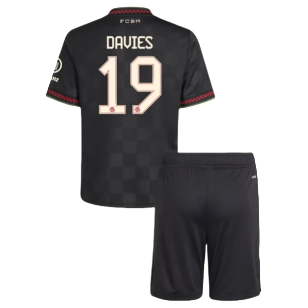 Camisola Bayern de Munique Davies 19 Terceiro Equipamento Criança 2025/26 Camisola Bayern de Munique Davies 19 Terceiro Equipamento Criança 2025/26