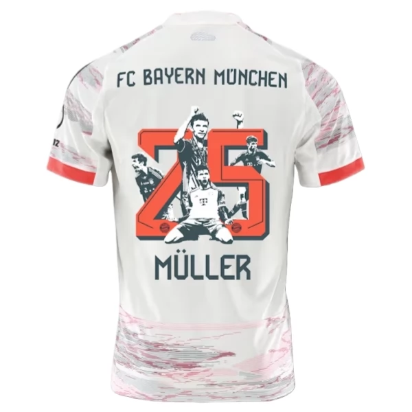 Camisola Bayern de Munique Müller 25 Alternativa Special Edition 2025/26 Camisola Bayern de Munique Müller 25 Alternativa Special Edition 2025/26