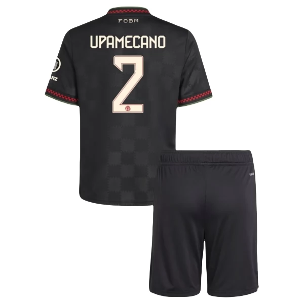 Camisola Bayern de Munique Upamecano 2 Terceiro Equipamento Criança 2025/26 Camisola Bayern de Munique Upamecano 2 Terceiro Equipamento Criança 2025/26