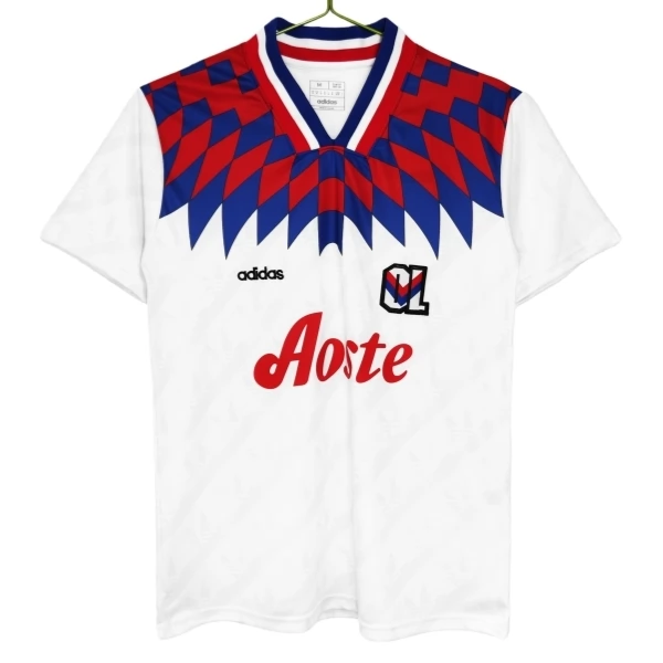 Camisola Olympique Lyonnais Equipamento Principal Retro 1995-96 Camisola Olympique Lyonnais Equipamento Principal Retro 1995-96