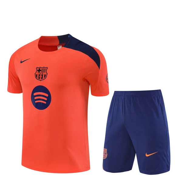 FC Barcelona Camisola Fato de Treino Criança 2025/26 - Shorts Laranja FC Barcelona Camisola Fato de Treino Criança 2025/26 - Shorts Laranja