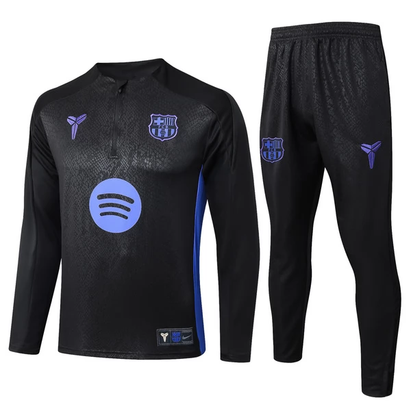FC Barcelona Sweat Fato de Treino 2025/26 - 1-4 Zip Preto FC Barcelona Sweat Fato de Treino 2025/26 - 1-4 Zip Preto