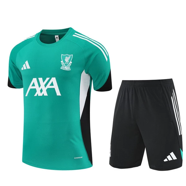 Liverpool Camisola Fato de Treino 2025/26 - Shorts Verde Liverpool Camisola Fato de Treino 2025/26 - Shorts Verde