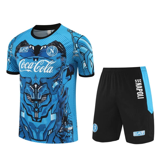 SSC Napoli Camisola Fato de Treino 2025/26 - Shorts Azul SSC Napoli Camisola Fato de Treino 2025/26 - Shorts Azul